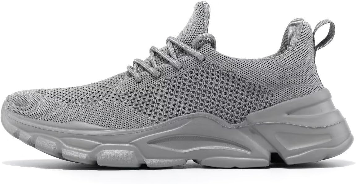 Men's Slip on Walking Shoes Ultra Light Breathable Non Slip Running Shoes Casual Fashion Sneakers Mesh Workout Sports